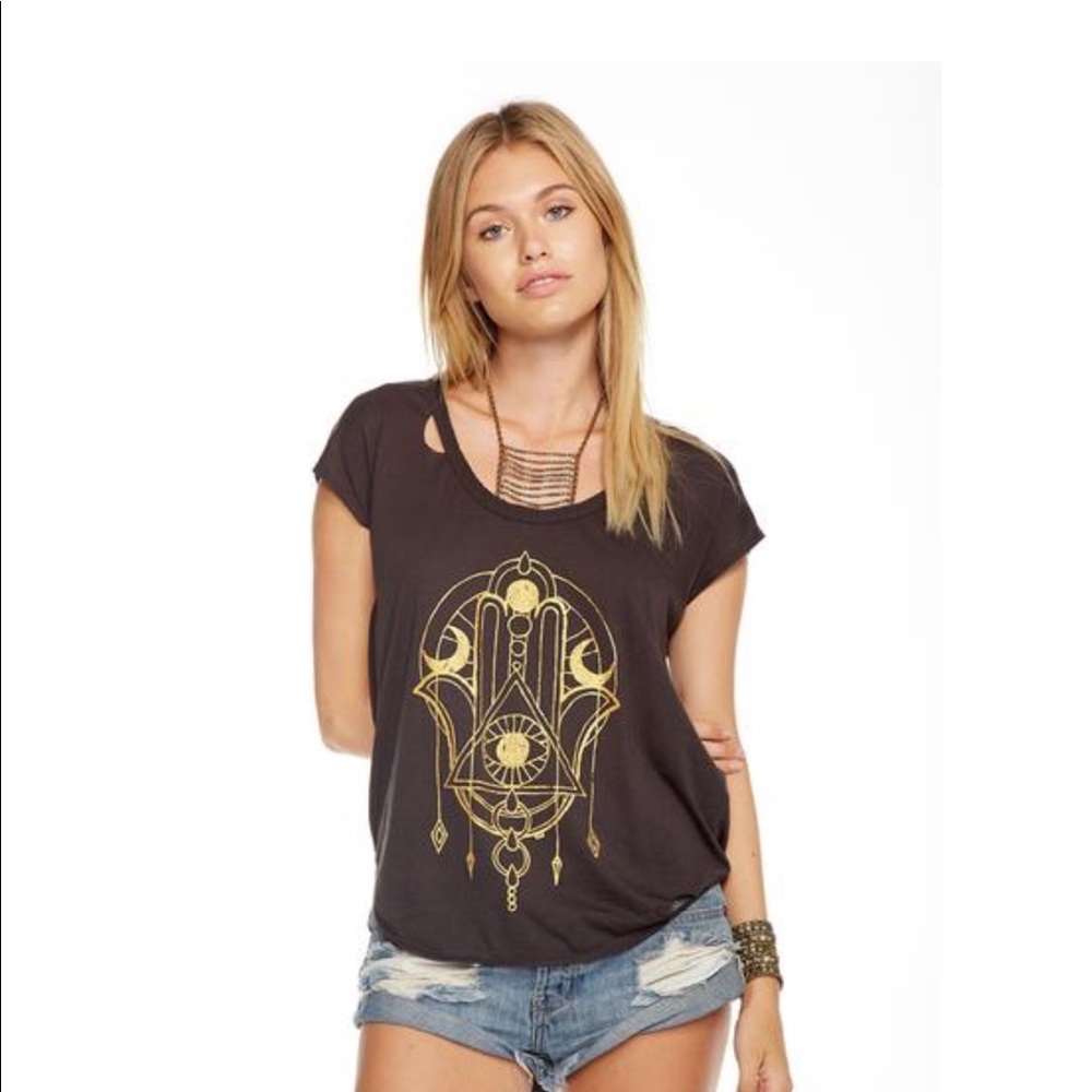 Chaser golden eye hands of hamsa shirt